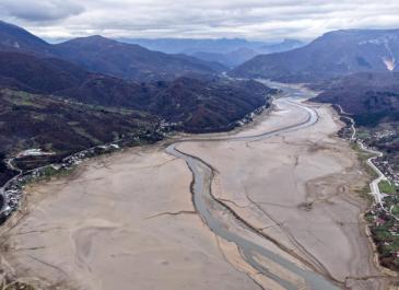 Jablaničko jezero prazno